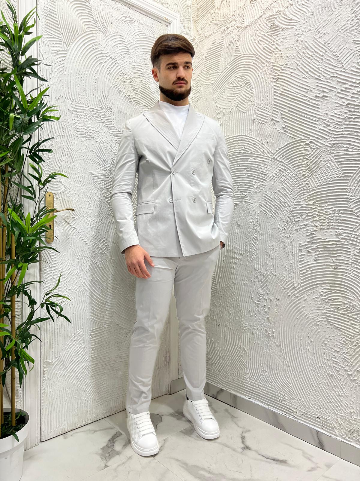 Abito doppiopetto cotone lavato LuxuryCollection ✨