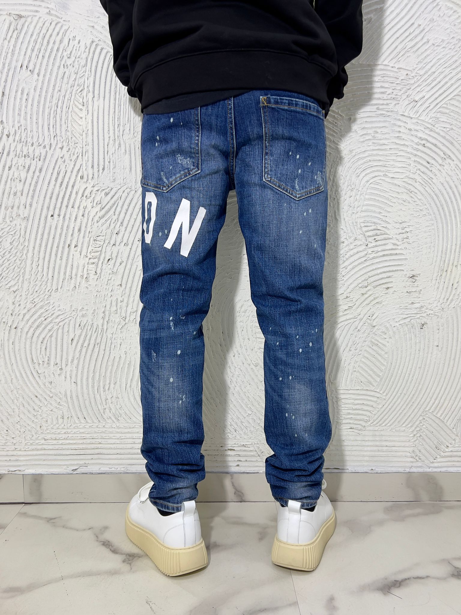 JEANS ICON LOGO FRONTE/RETRO