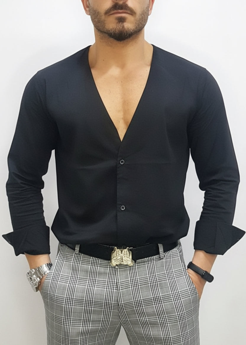 Camicia scollo a V