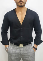 Camicia scollo a V