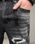 JEANS ICON LOGO LASERIZZATO
