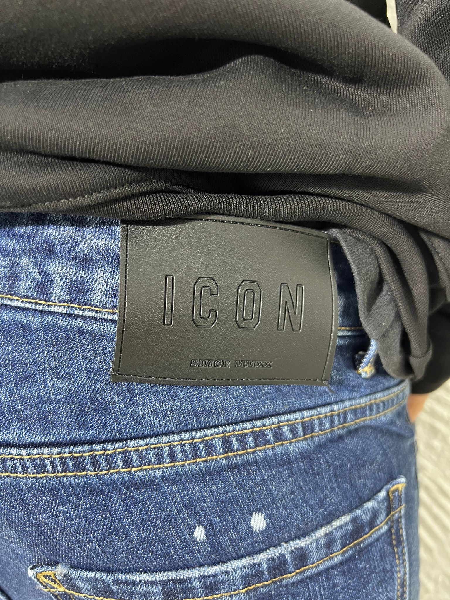 JEANS ICON LOGO FRONTE/RETRO