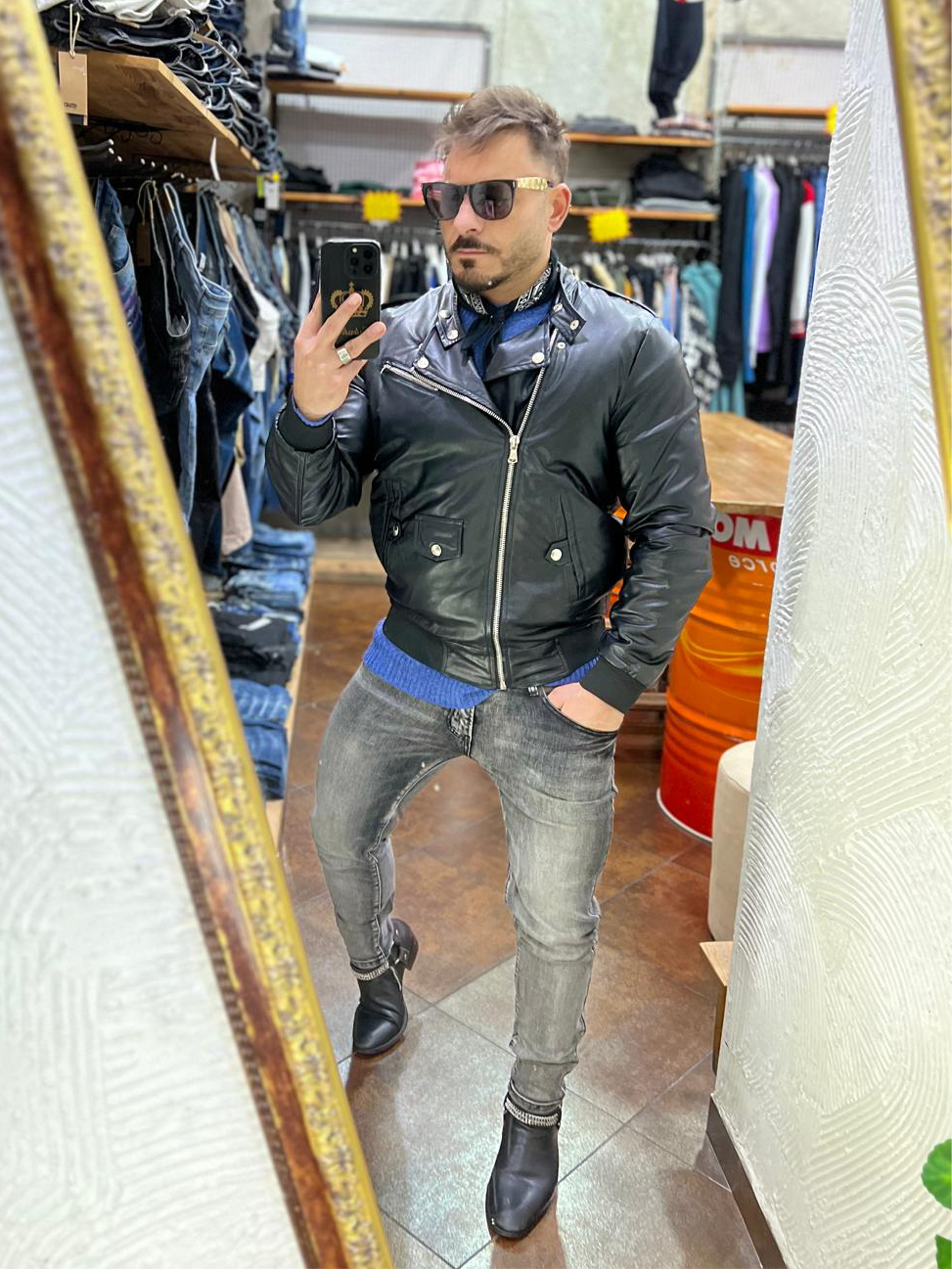 Giubbino chiodo ButNot