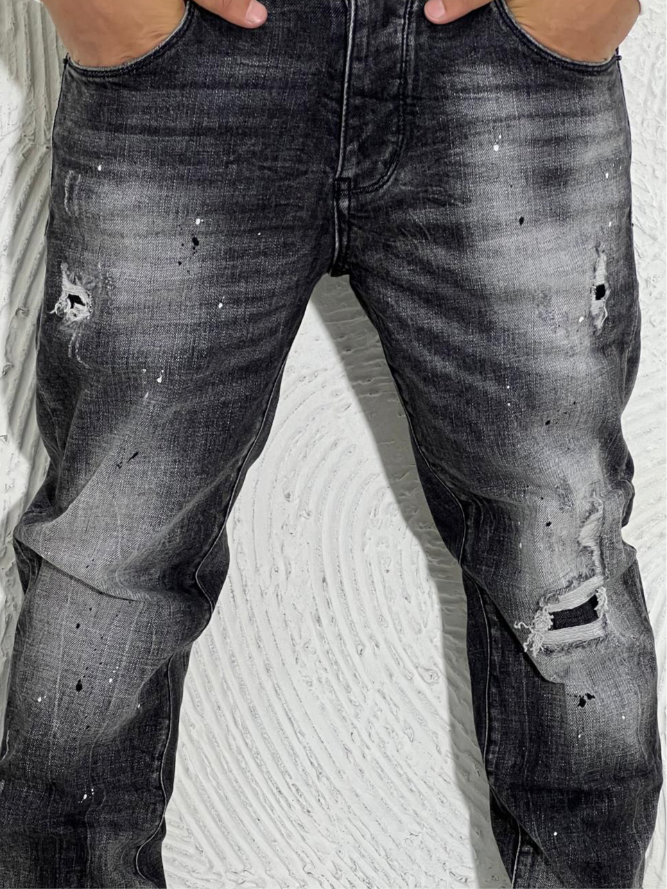 JEANS DS2 LOGO GONFIATO