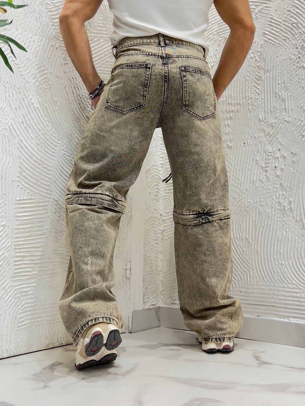 Jeans cargo dual function KSLAB