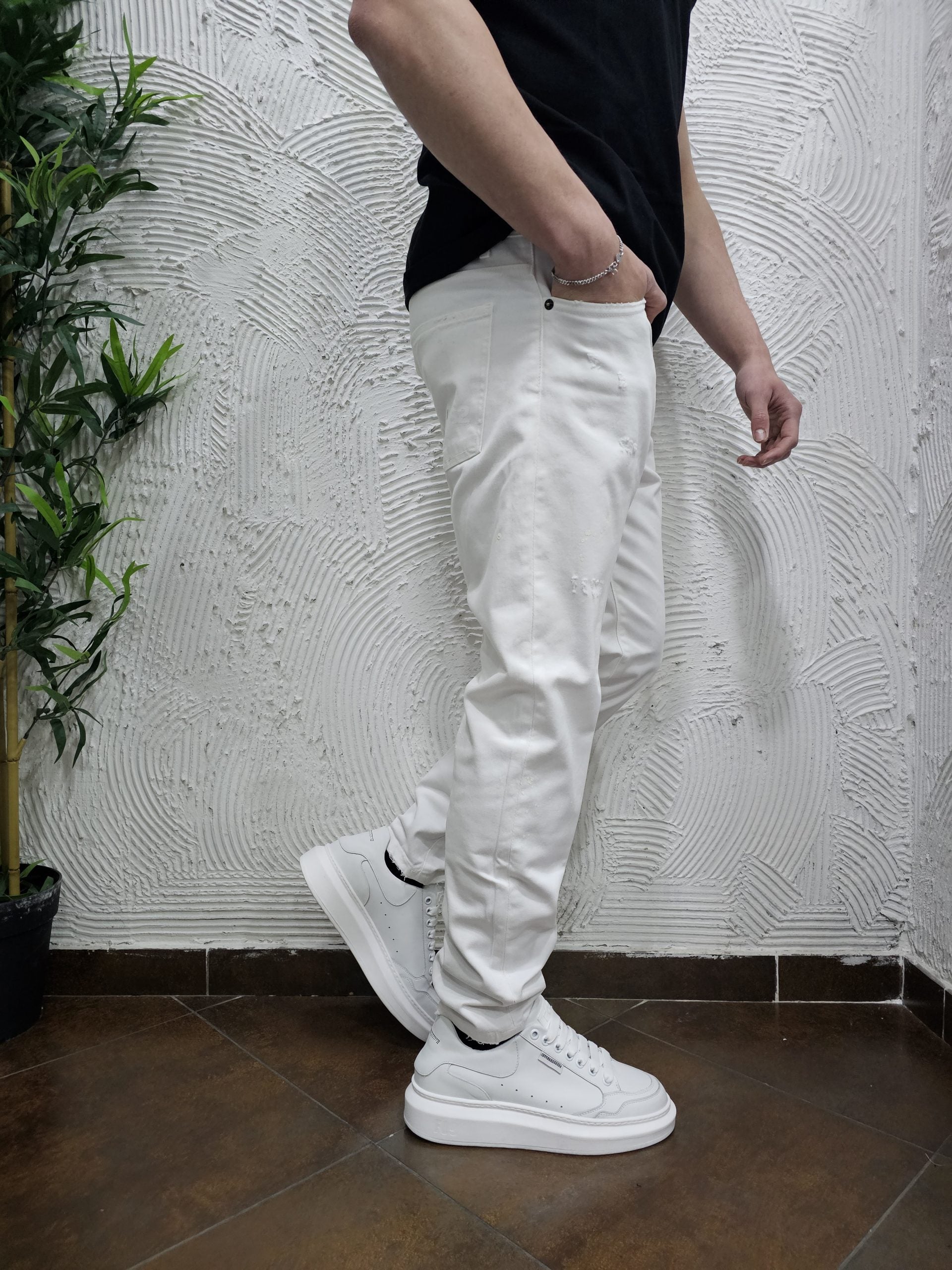 JEANS DS2 WHITE