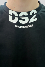 T-Shirt DS2 BLACK COLLAR LOGO