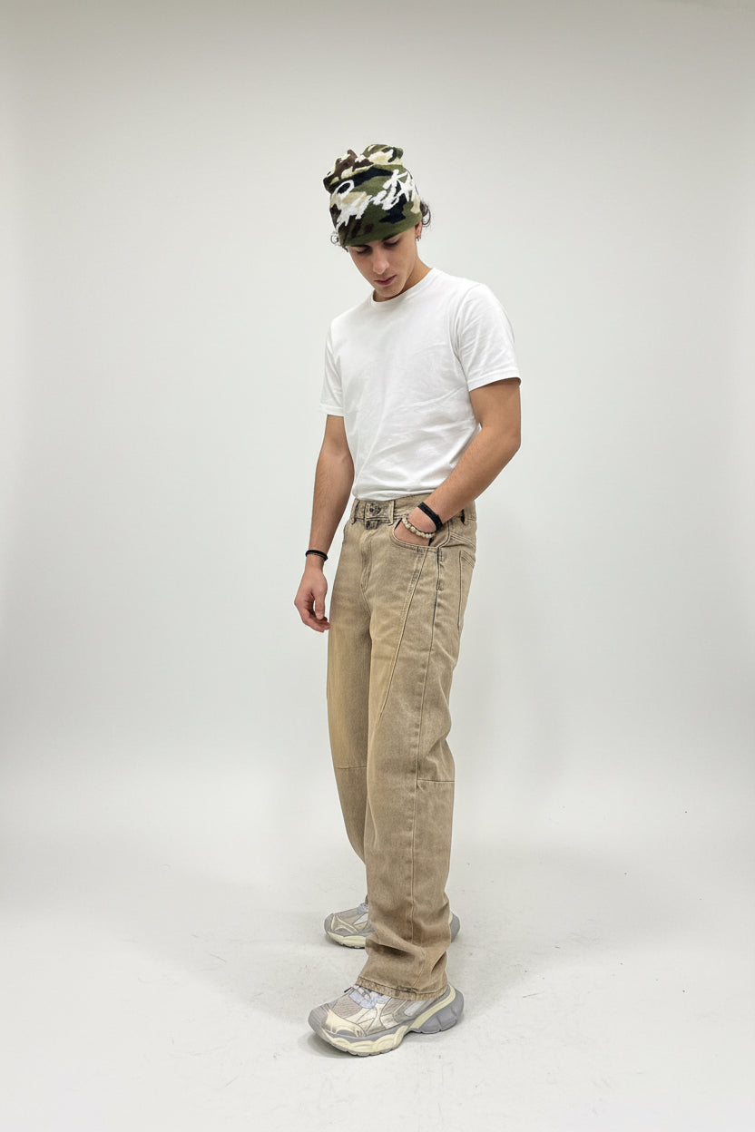 Jeans BaloonFit Sabbiato