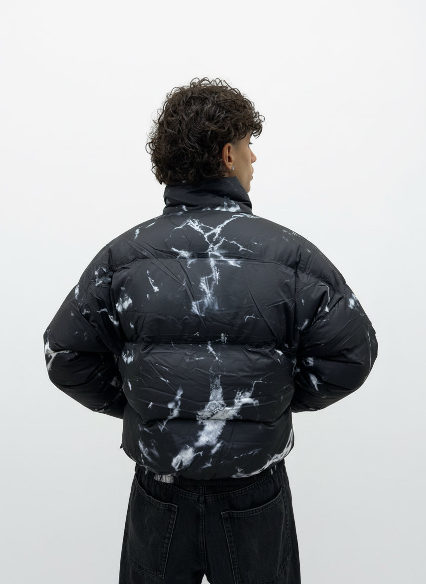 PUFFER EFFETTO MARMO