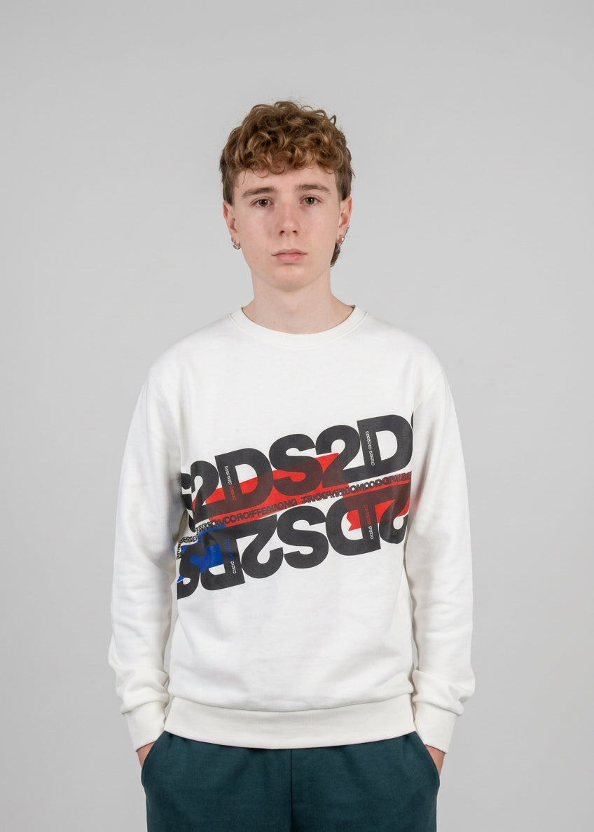 FELPA GIROCOLLO DS2 LOGO TRASVERSALE