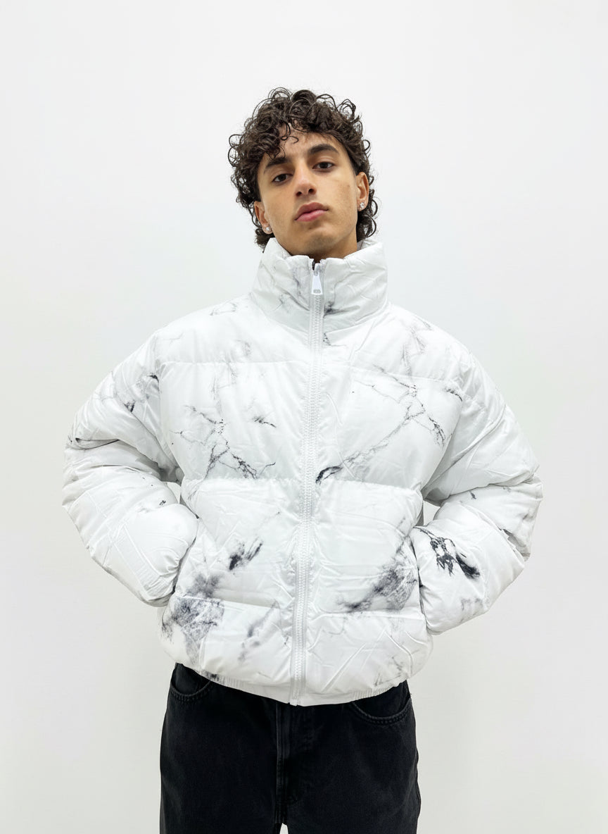 PUFFER EFFETTO MARMO