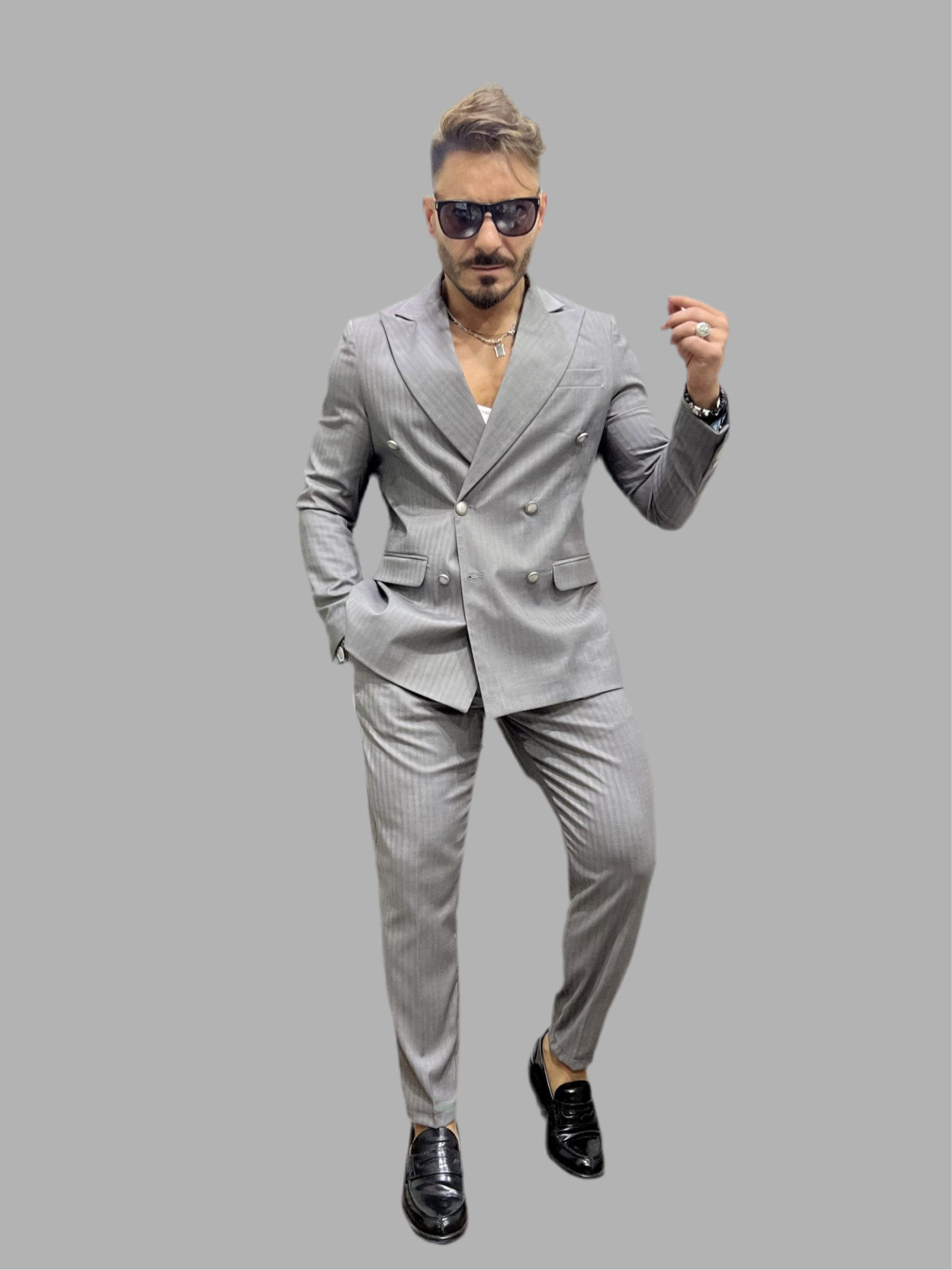 Abito Solaro Bottoni Metallo TheBrothers