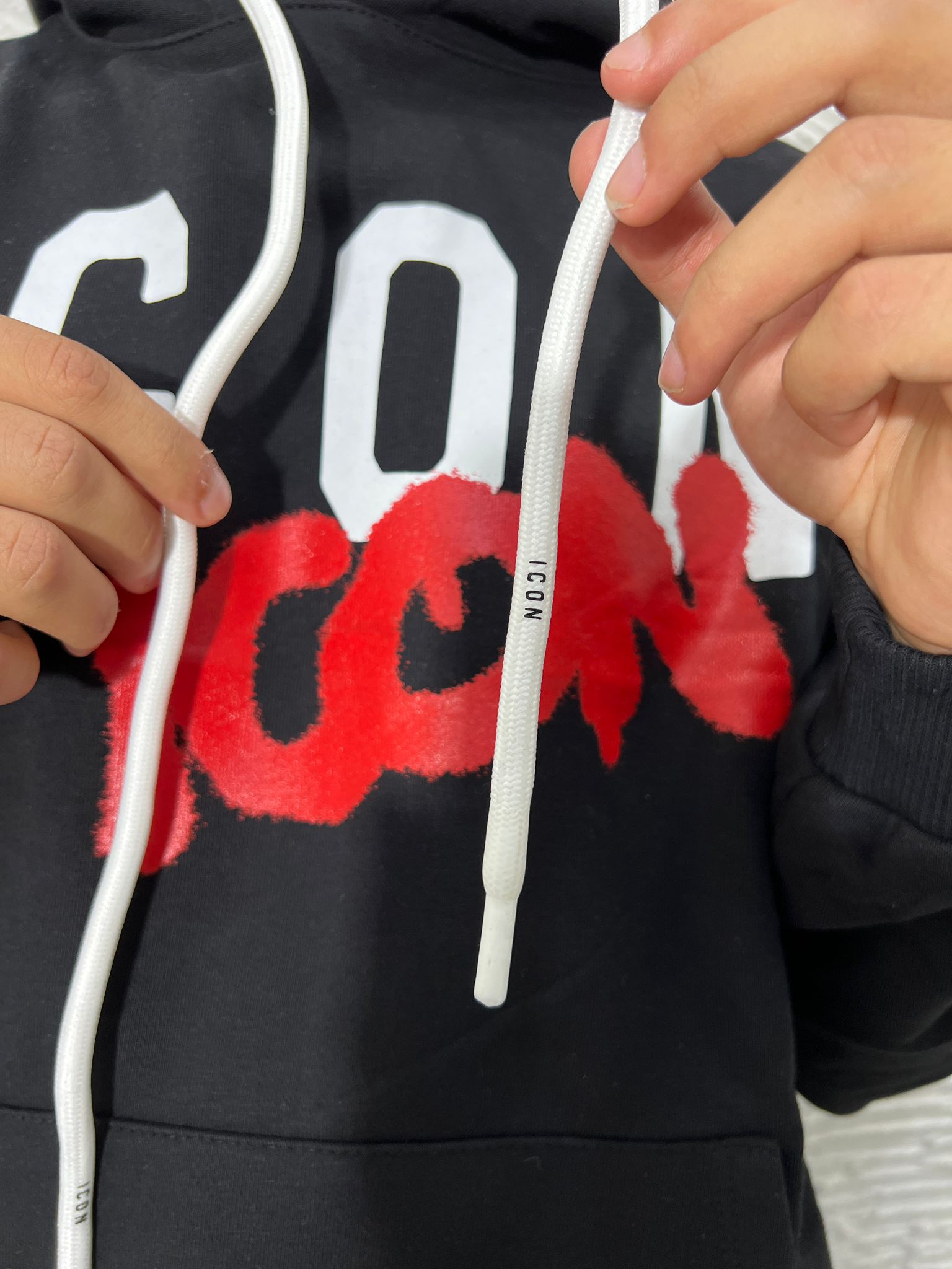 FELPA CAPPUCCIO ICON