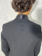 ABITO SMOKING DETTAGLI FULMINI