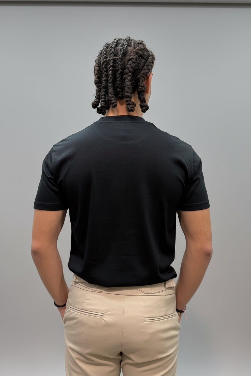 T-shirt in filo di Scozia