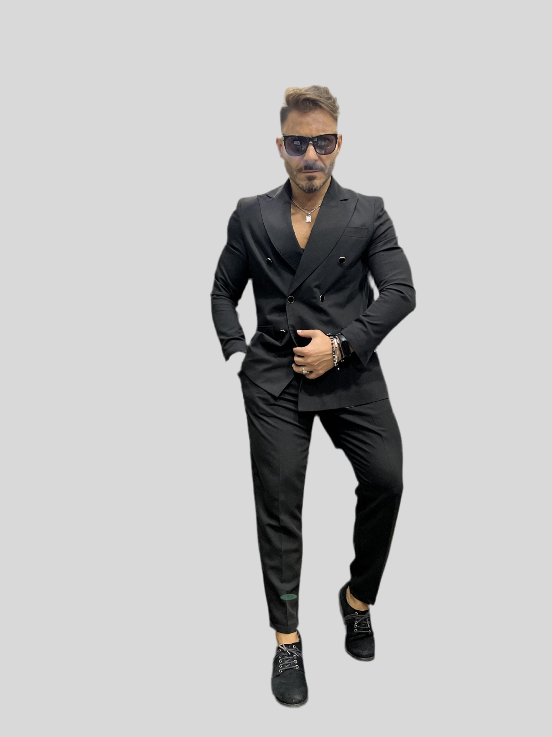 Abito doppiopetto bottoni gioiello TheBrothers