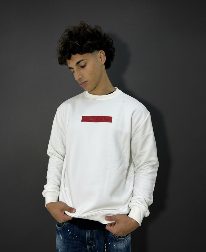 FELPA GIROCOLLO ICON- LOGO GONFIATO