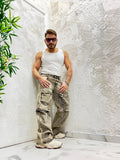 Jeans cargo dual function KSLAB