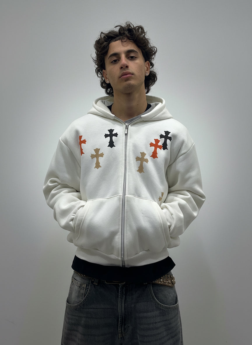 FELPA  ZIP SAINT
