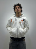 FELPA  ZIP SAINT