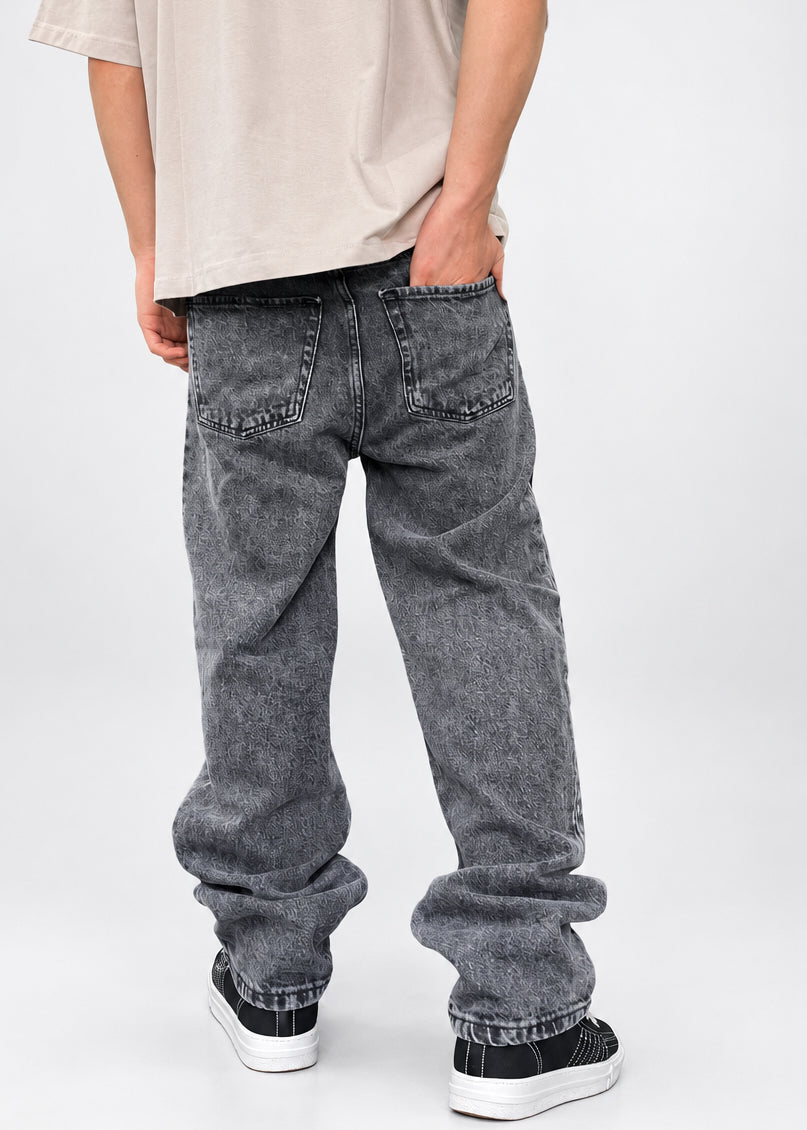 JEANS stampa CROCI