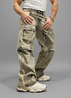 Jeans cargo dual function KSLAB