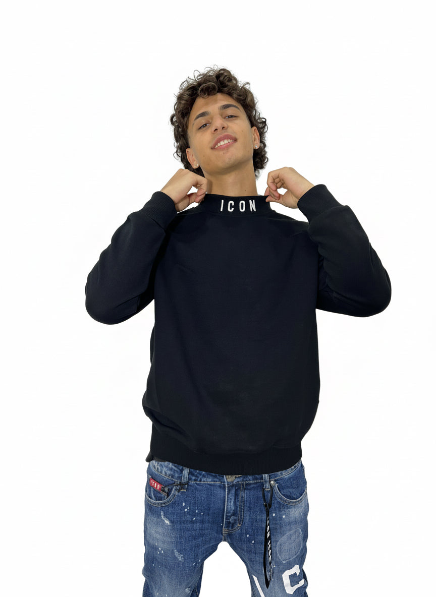 FELPA ICON RICAMO COLLO