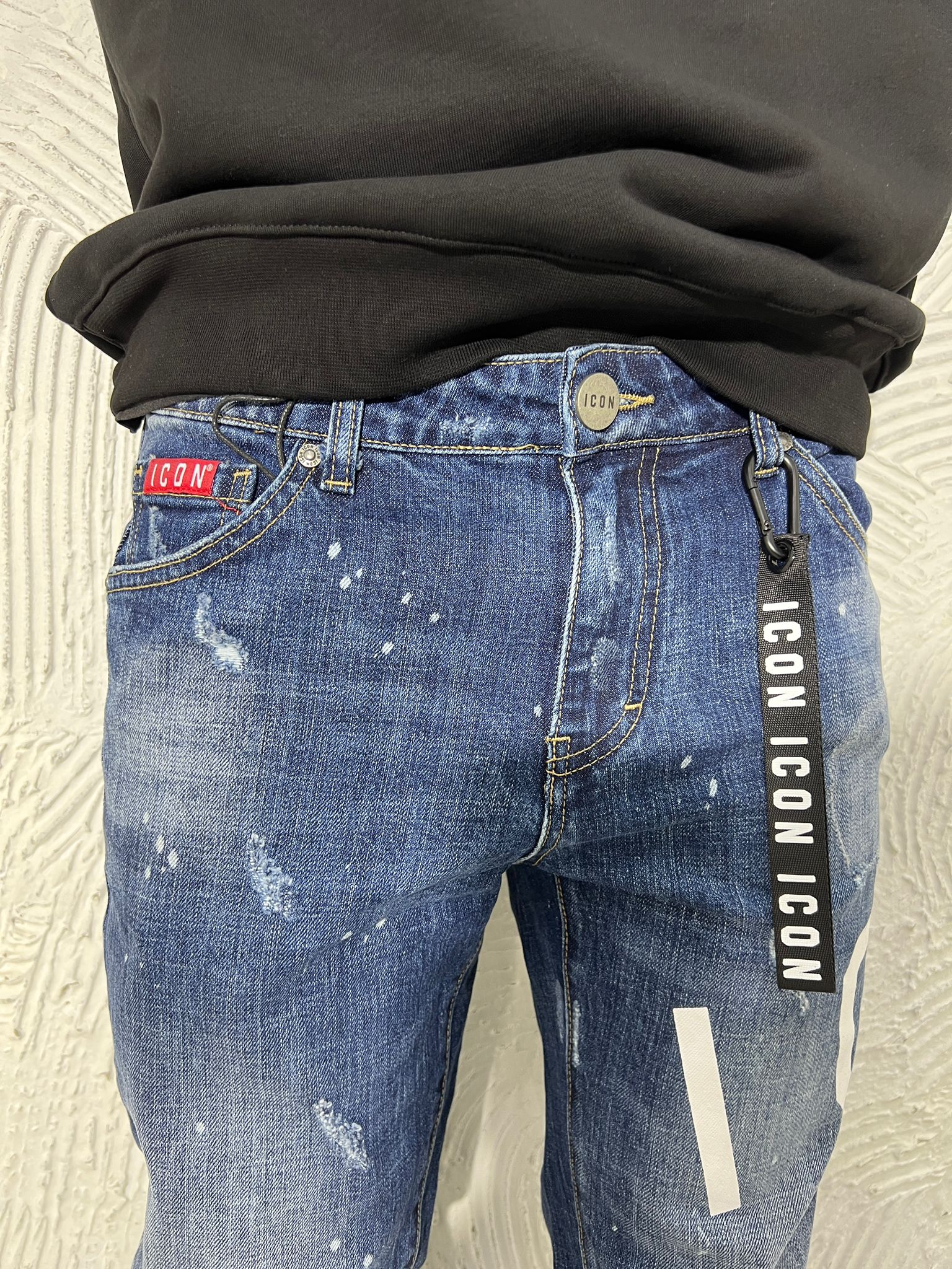 JEANS ICON LOGO FRONTE/RETRO