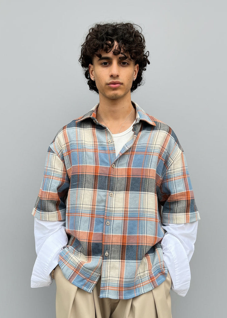 Camicia manica doppiata