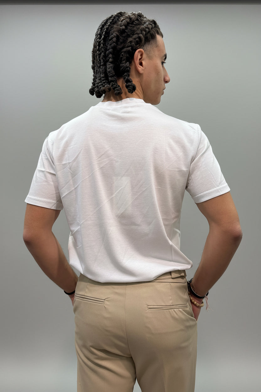 T-shirt in filo di Scozia