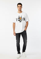 T-SHIRT ICON stampa pupazzo