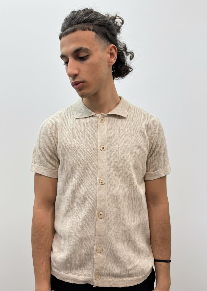 POLO CAMICIA TRAFORATA