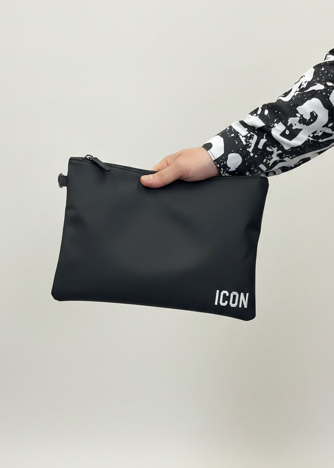 POCHETTE ICON logo metallo