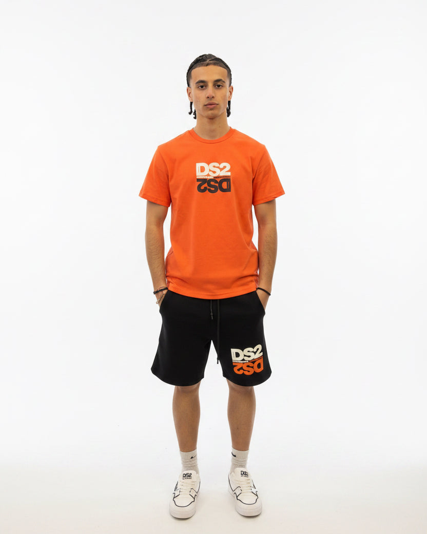 COORDINATO DS2 BLACK ORANGE