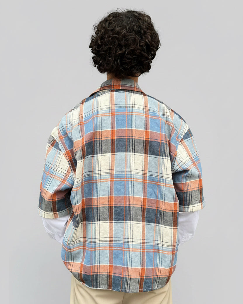 Camicia manica doppiata