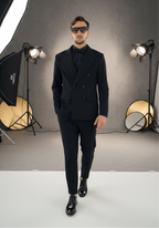 Abito doppiopetto rever brillantini LuxuryCollection✨