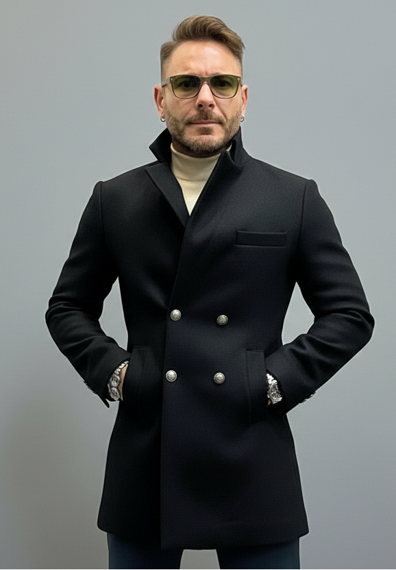 Cappotto bottoni metallo KSLAB