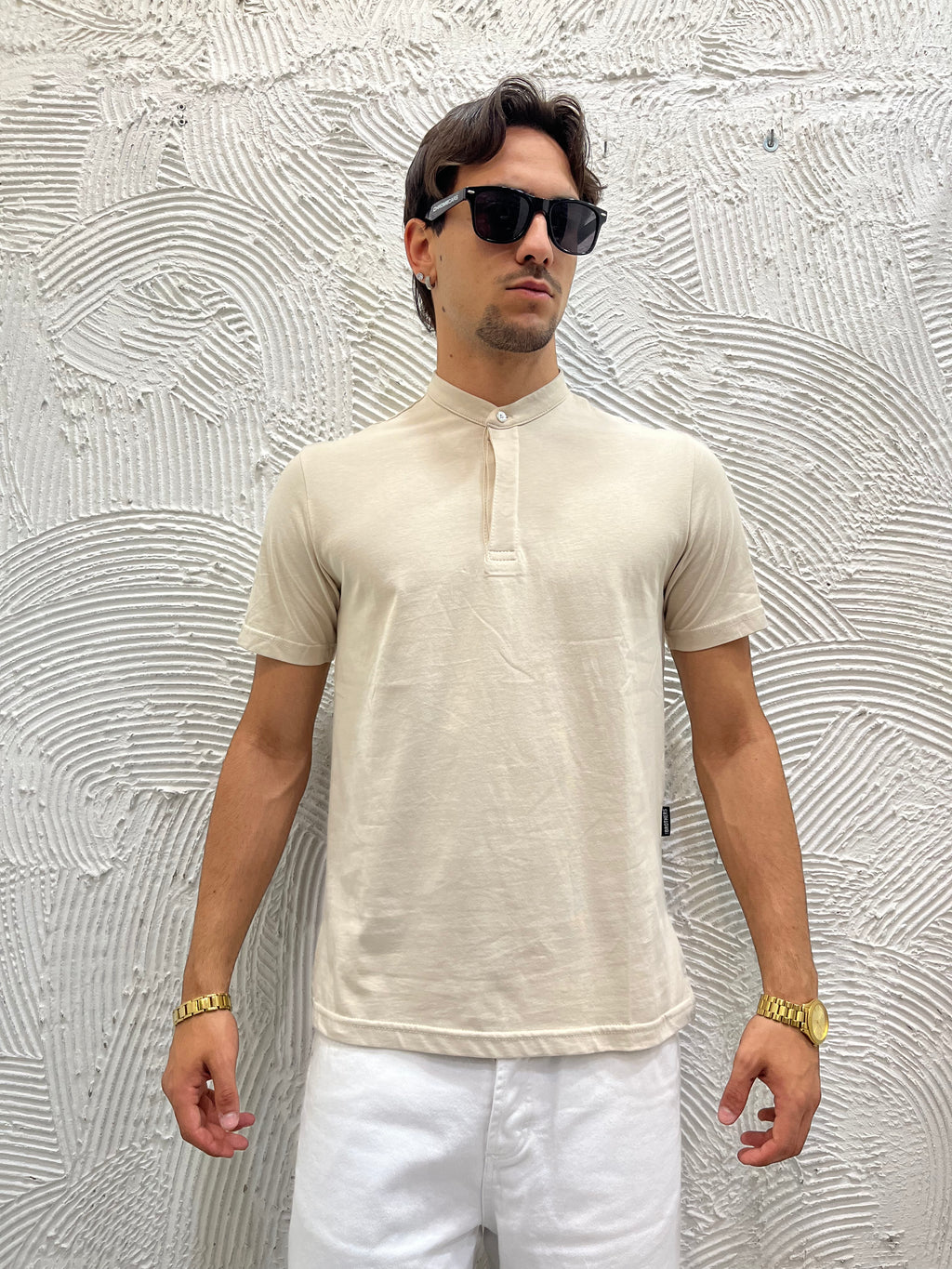 T-Shirt bottone gioiello THE BROTHERS