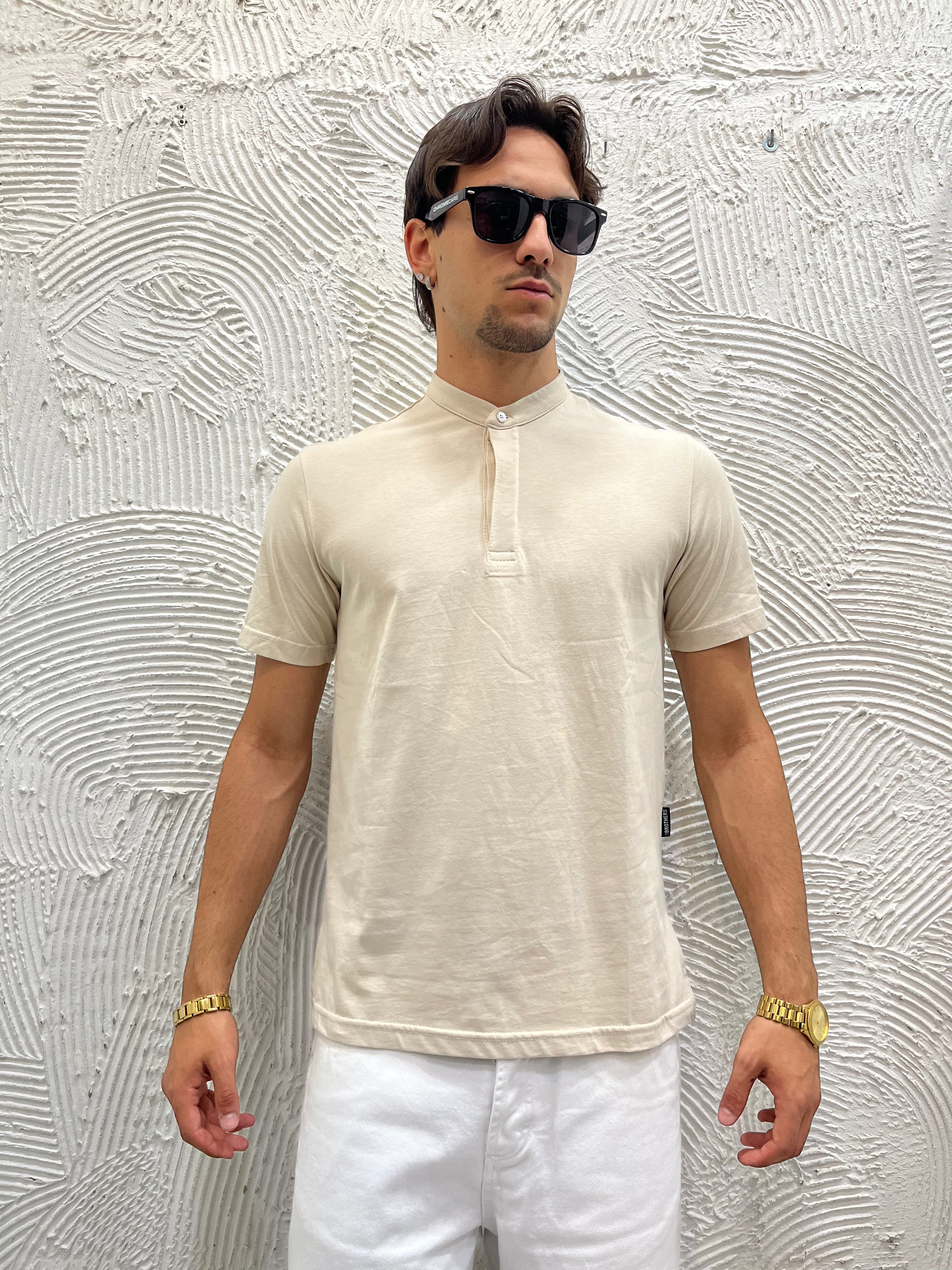 T-Shirt bottone gioiello THE BROTHERS