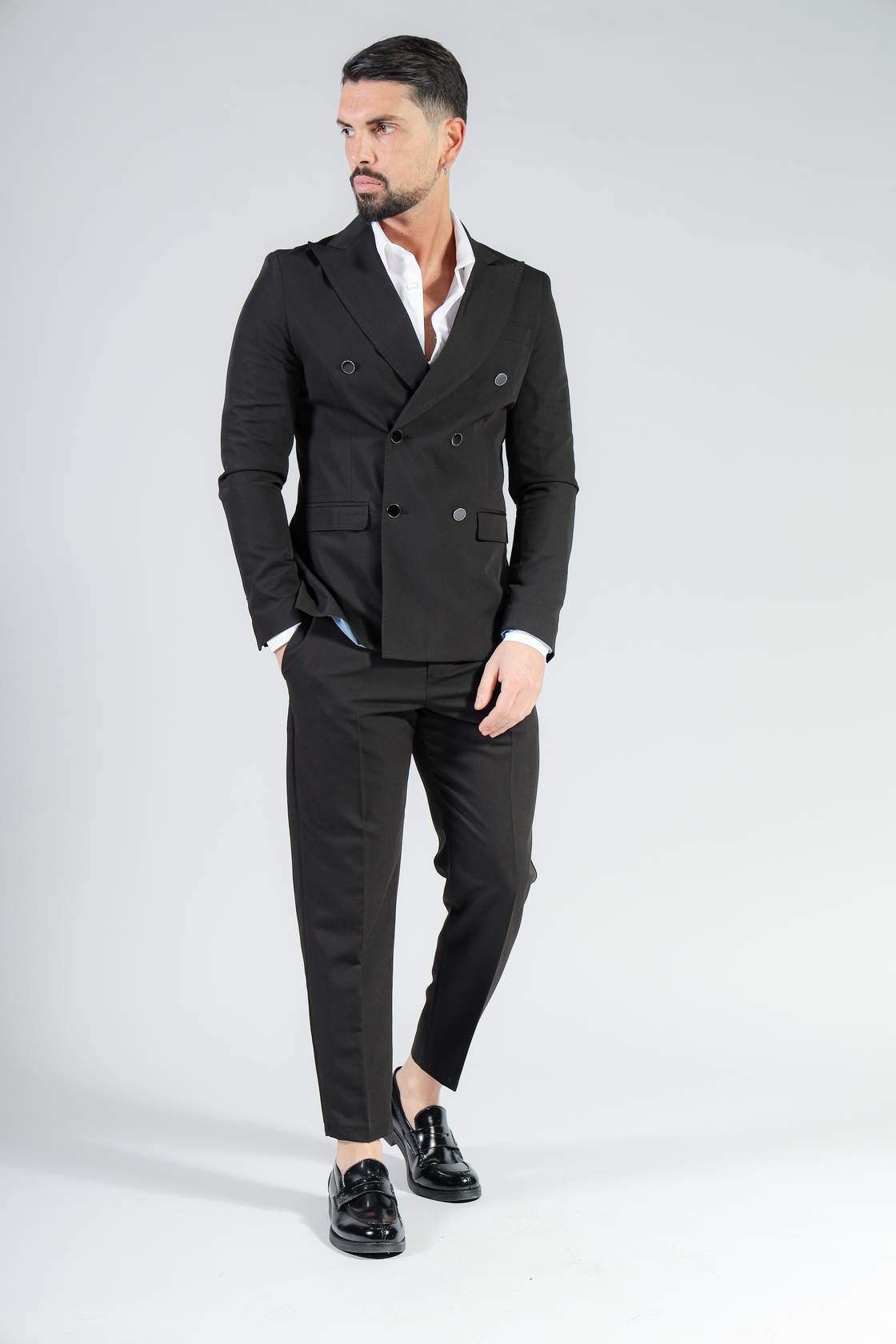 Abito doppiopetto bottoni gioiello TheBrothers