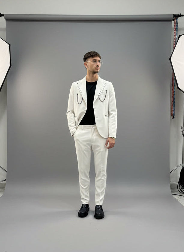 Abito personalizzato borchie/catene LuxuryCollection✨