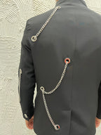 Abito Coreano personalizzato con occhielli e catene LuxuryCollection✨