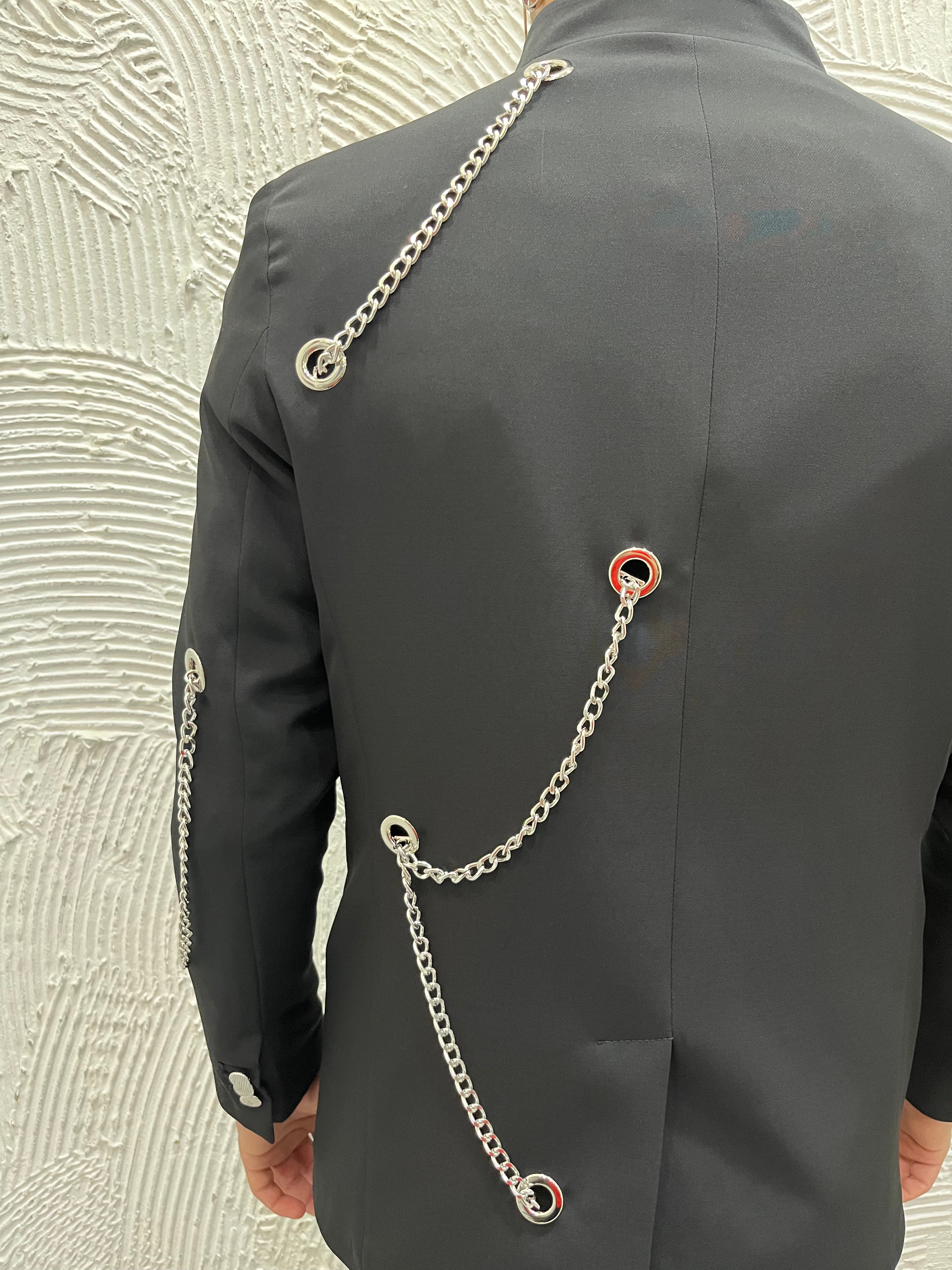 Abito Coreano personalizzato con occhielli e catene LuxuryCollection✨