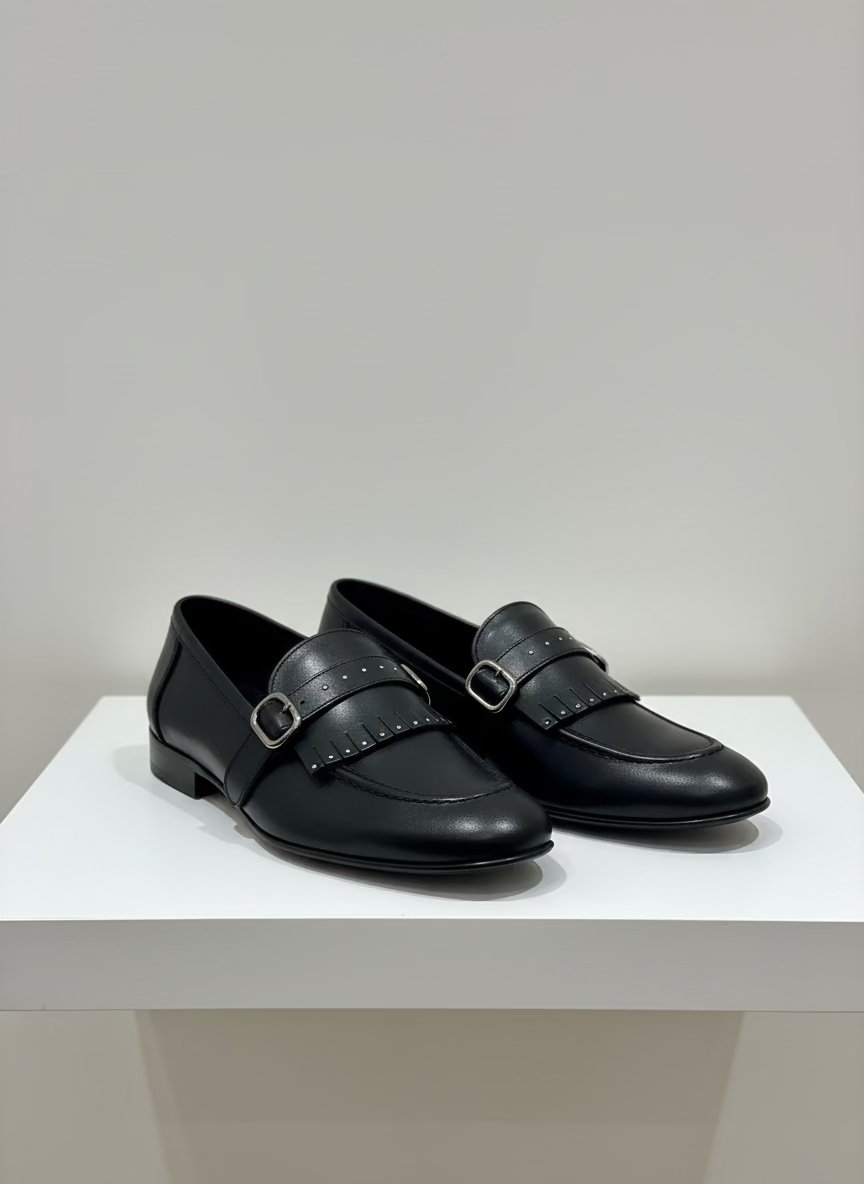 Mocassino monofibbia con borchiette LuxuryCollection✨