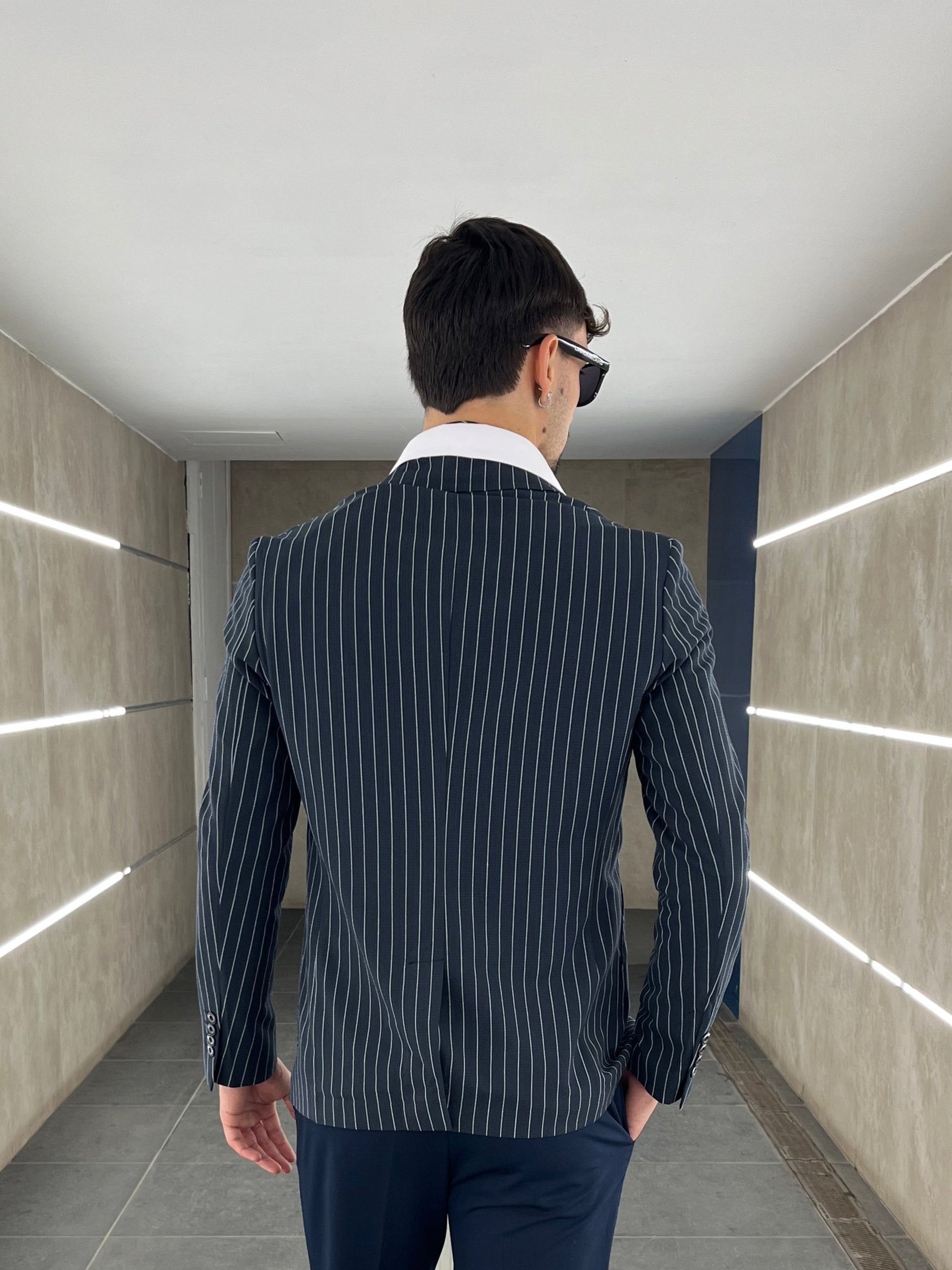 Giacca gessata TheBrothers