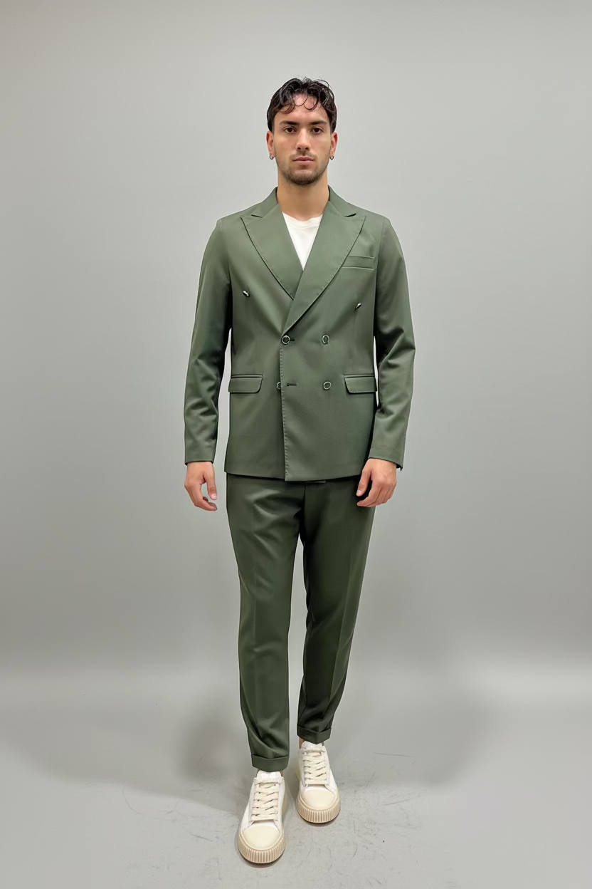 Abito doppiopetto bottoni gioiello TheBrothers