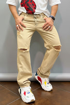 Jeans  baggy fit sabbiato
