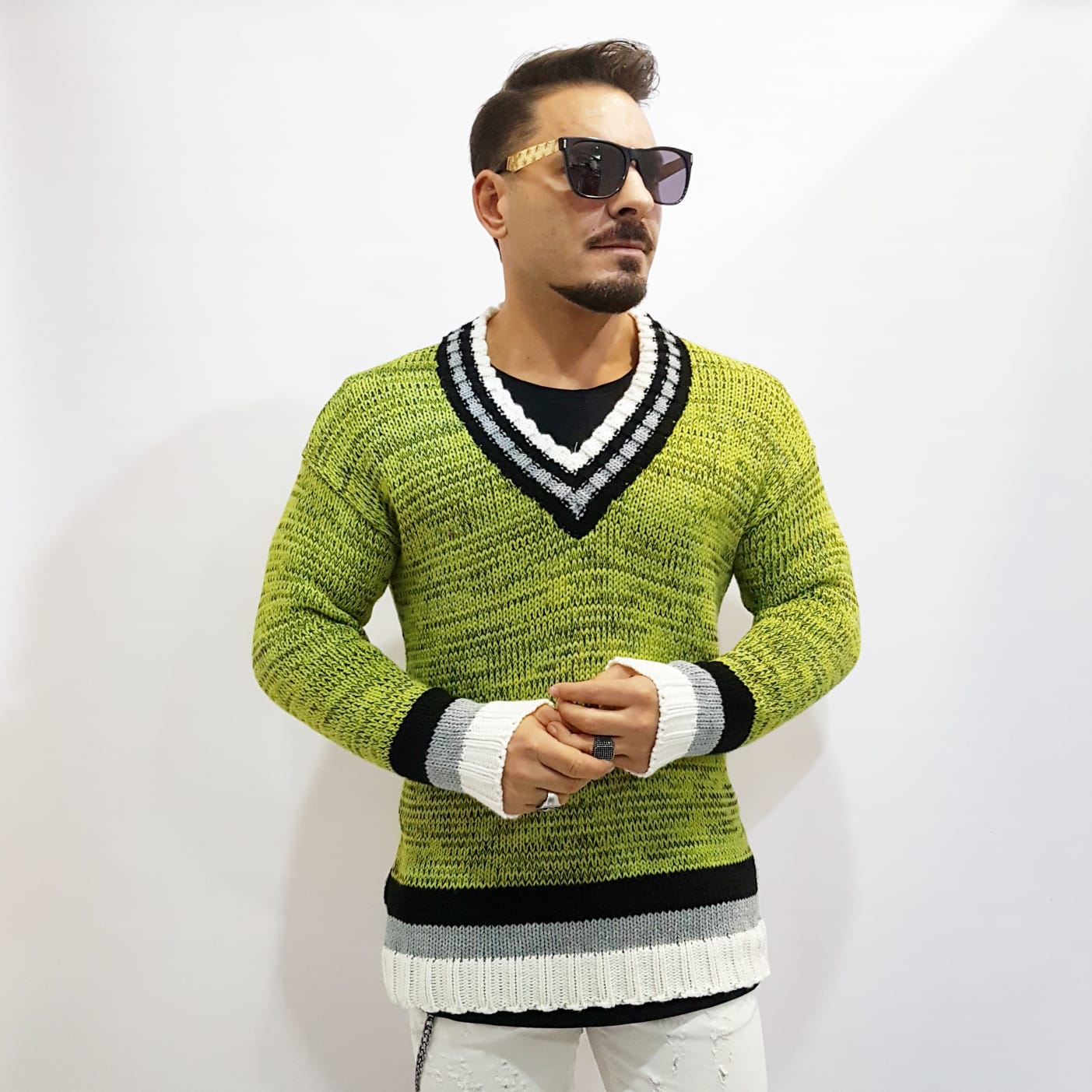 Maglione Scollo a V PaulBrand