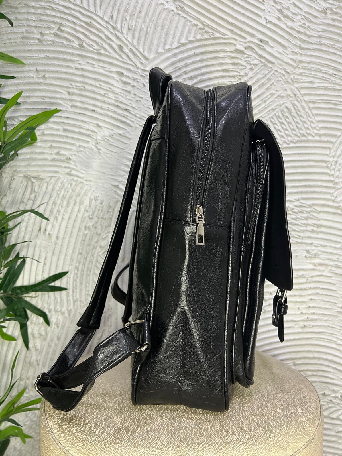 Zaino in ecopelle doppia fibbia KSLAB