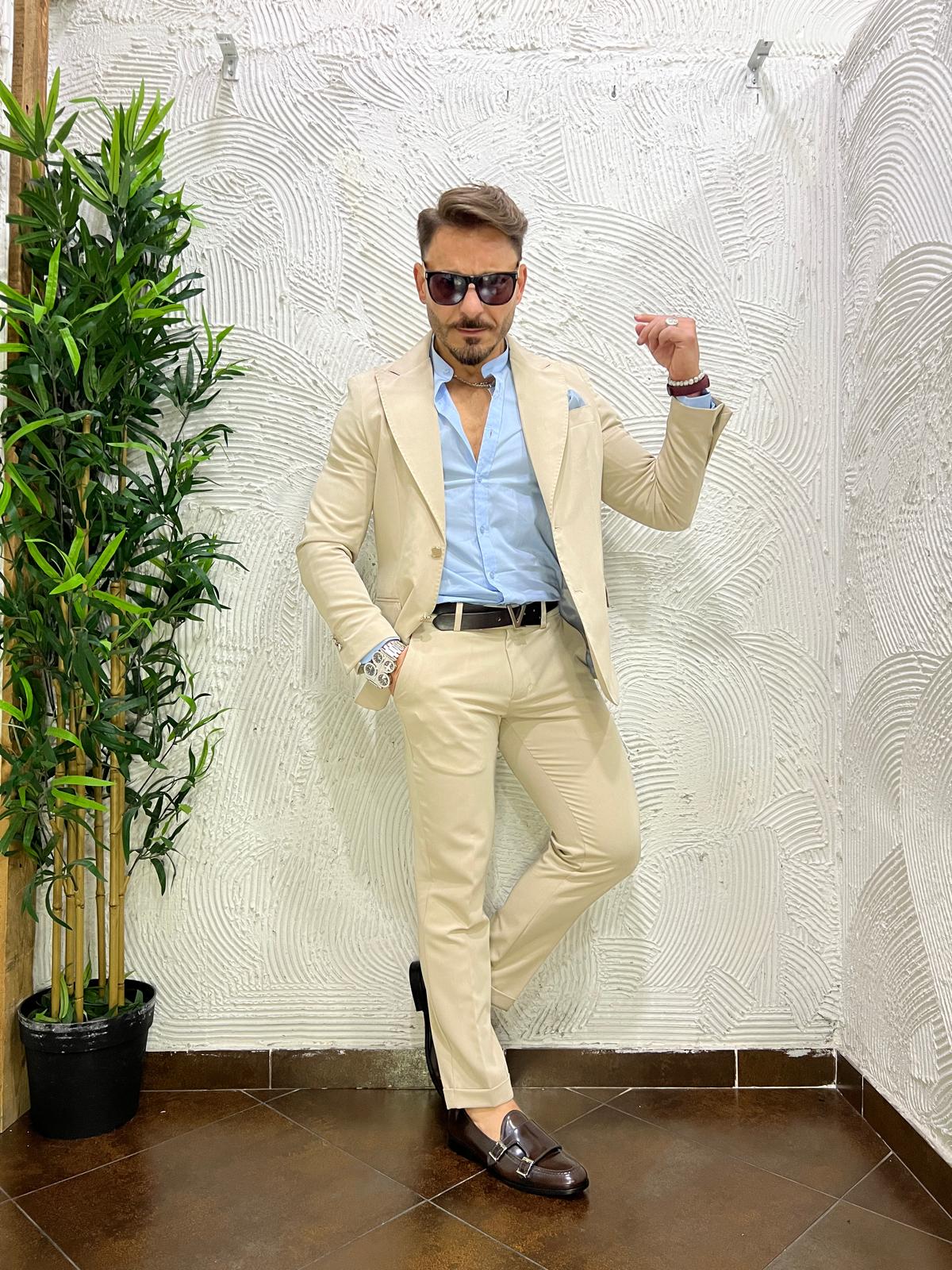 Abito monopetto bottoni gioiello THE BROTHERS